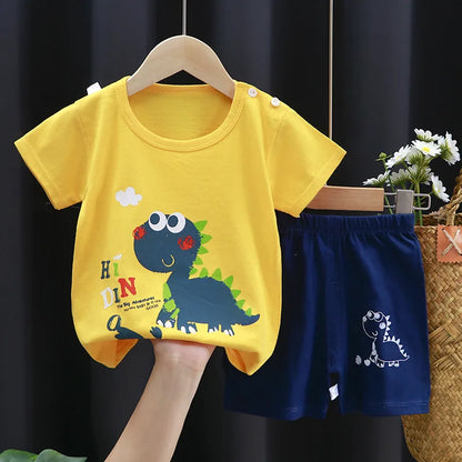 Cartoon Printed Clothing Pure Cotton Home Clothes