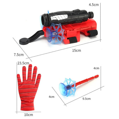 Superhero Launcher with Silk Glove Spiders Web
