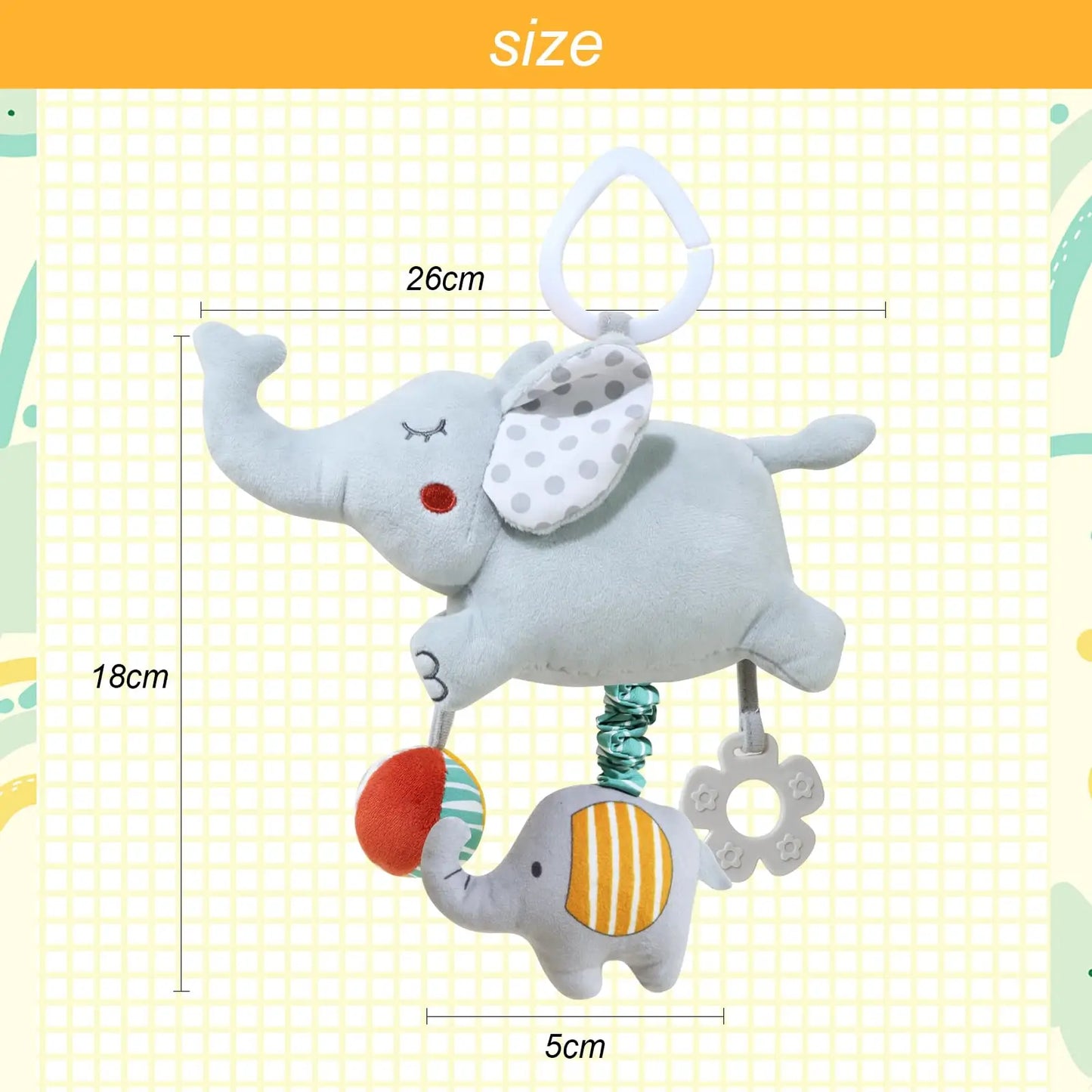 Rattles Crinkle Squeaky