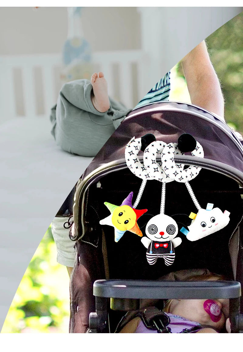 Sensory Baby Plush Rattle Toy