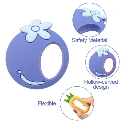 Cartoon Leaf Baby Silicone Teether