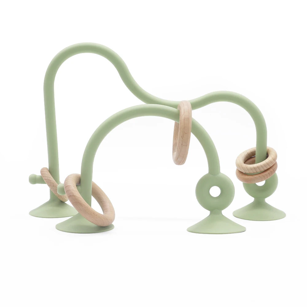 Wood Ring Soft Silicone Teether