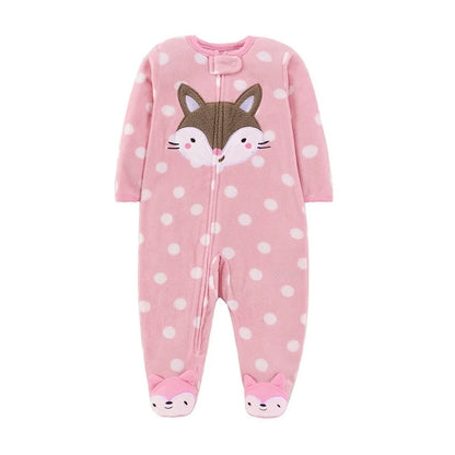 Winter Warm Newborn Romper Pajamas