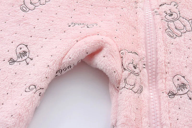 AYNIGIELL 0-12M Cartoon Newborn Bodysuit