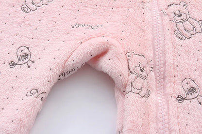 AYNIGIELL 0-12M Cartoon Newborn Bodysuit