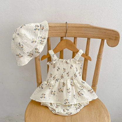 Baby Bodysuits Floral Girls