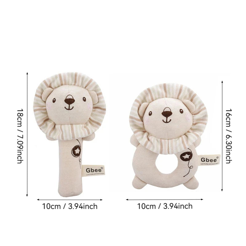 Organic Cotton Hand Rattle Baby Toy
