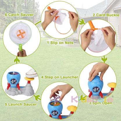 Outdoor Flying Disc Launcher