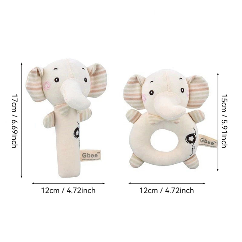 Organic Cotton Hand Rattle Baby Toy