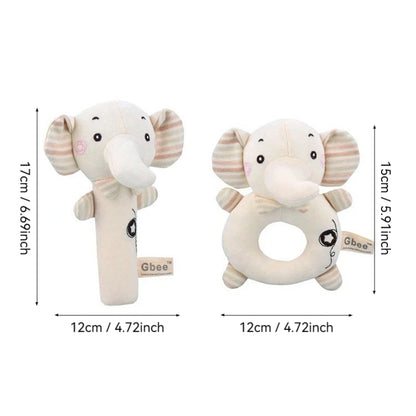 Organic Cotton Hand Rattle Baby Toy