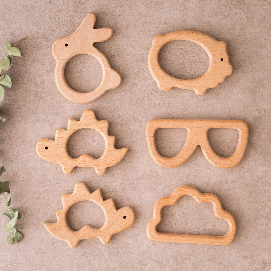 Wooden Teether Animal