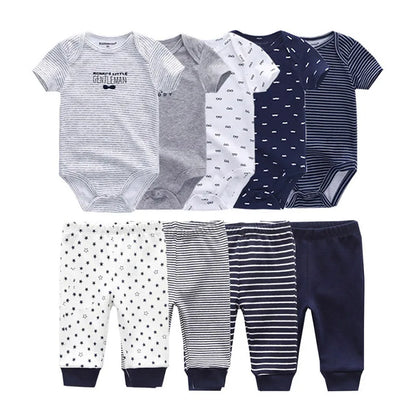 Unisex Newborn Bodysuits+Pants