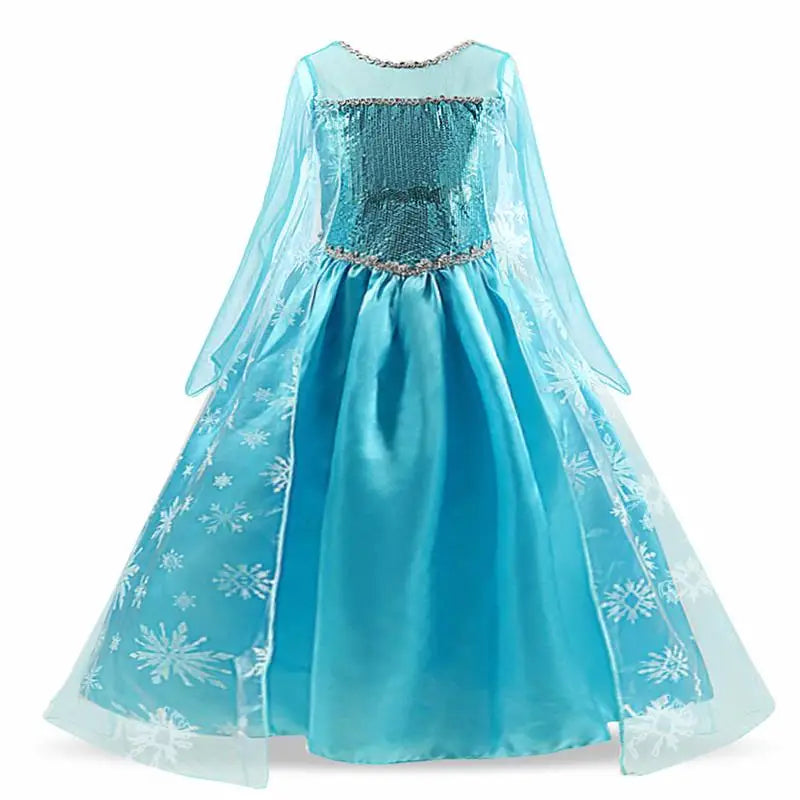 Girls Snow Queen Elsa Kids Costumes