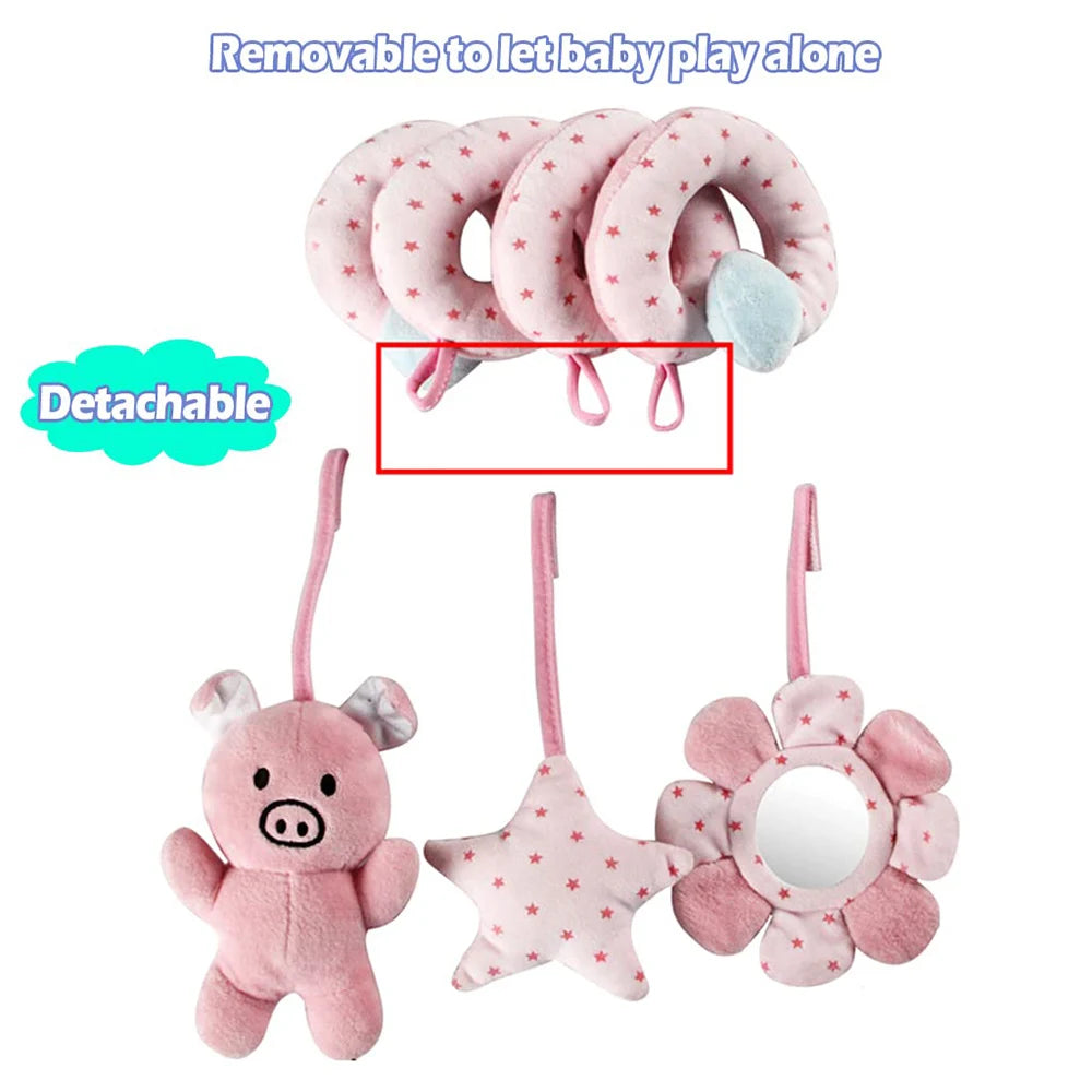 Sensory Baby Plush Rattle Toy