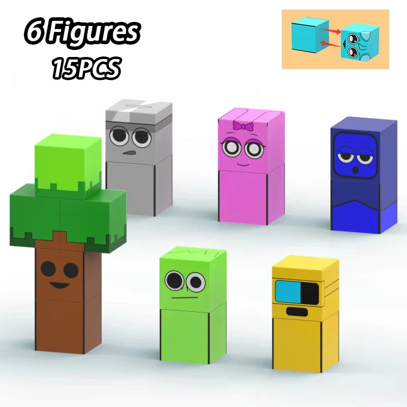 Magnetic Building Block Sprunki