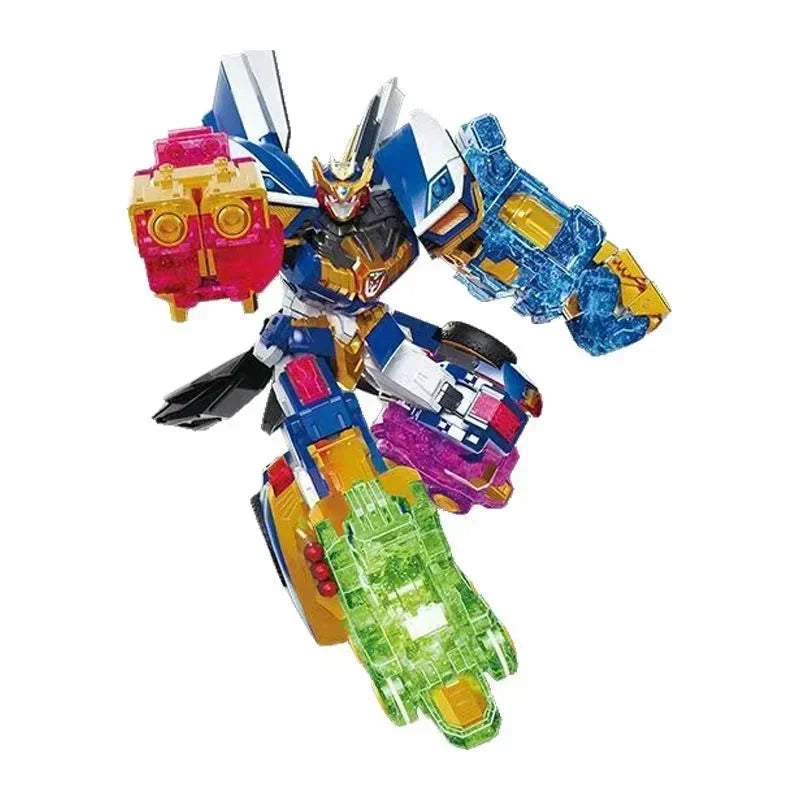 Metal Cardbot Transforming Mecha Robot