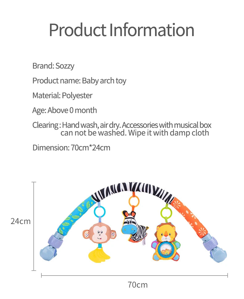 Baby Stroller Musical Rattle