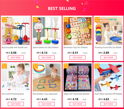 Bouncing Ball with Handle and Pump