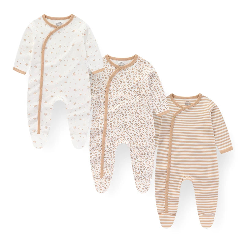 3PCS/Set Autumn Unisex Baby Rompers