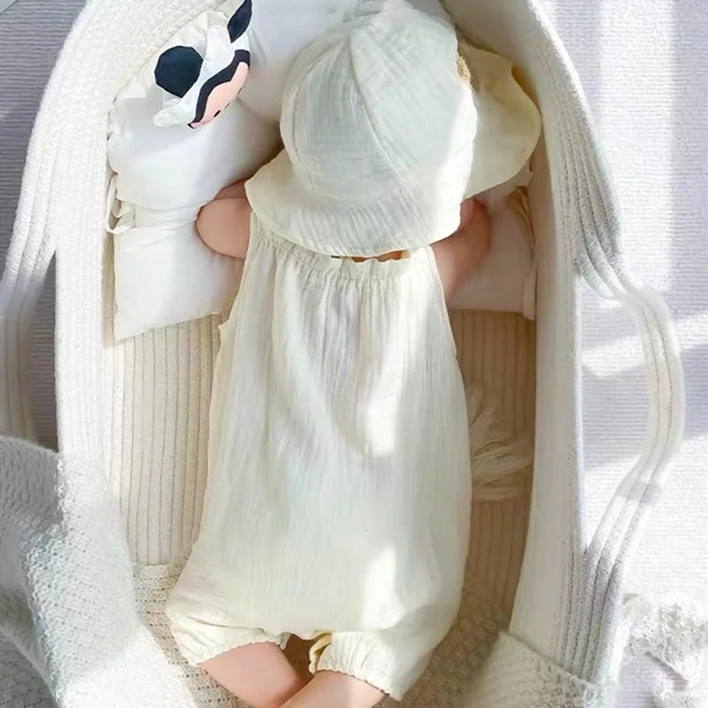 3Pcs Muslin Baby Jumpsuit