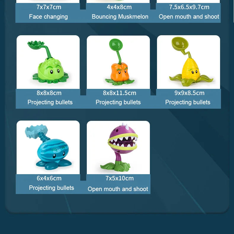 PLANTS VS ZOMBIES 2 PVZ Toys Full Set