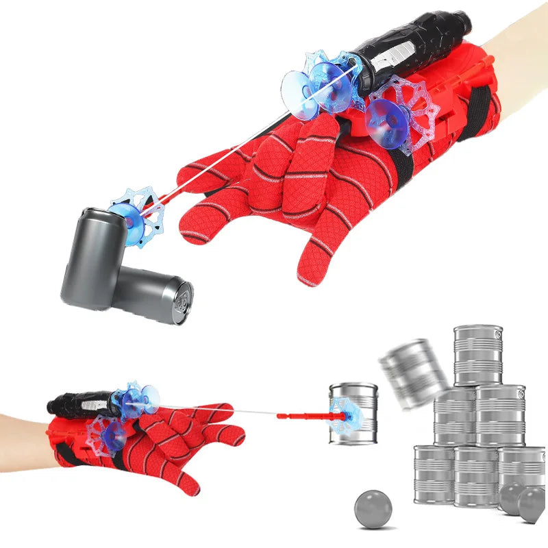 Superhero Launcher with Silk Glove Spiders Web