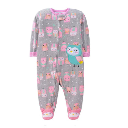 Winter Warm Newborn Romper Pajamas
