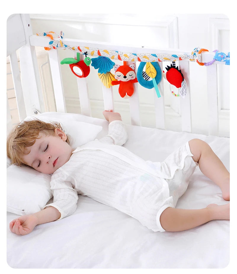 Sensory Baby Plush Rattle Toy