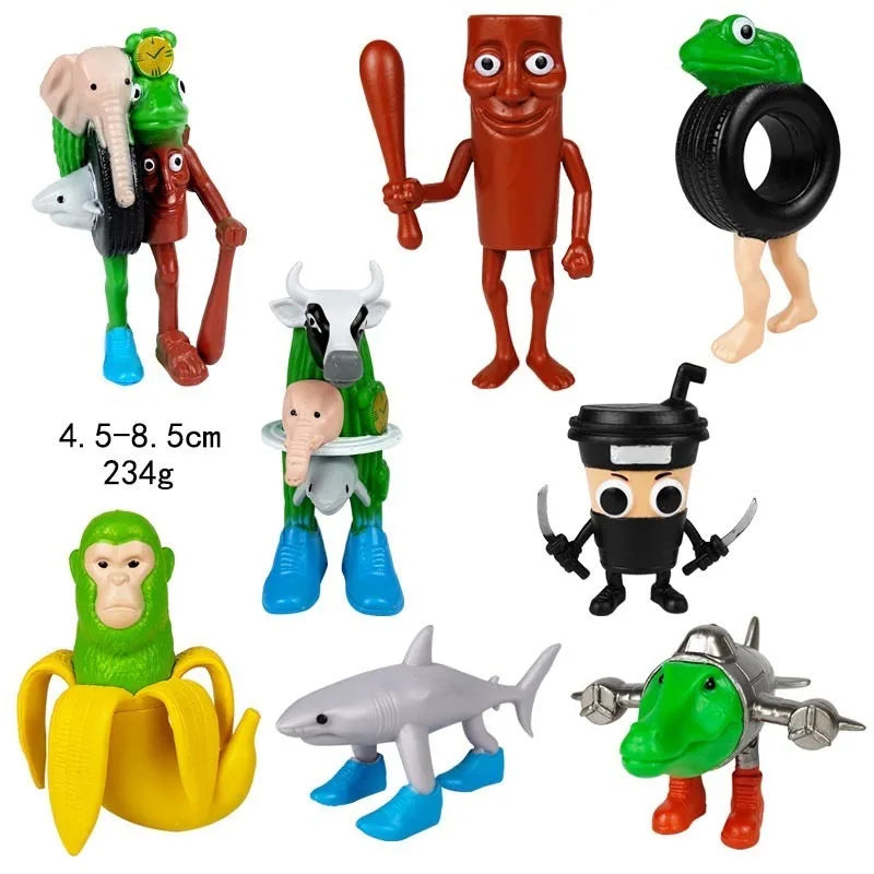 Italian Brainrot Tung Sahur Figure Toy