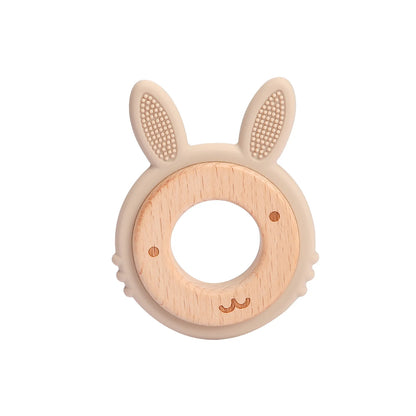 Silicone Wood Ring Teether