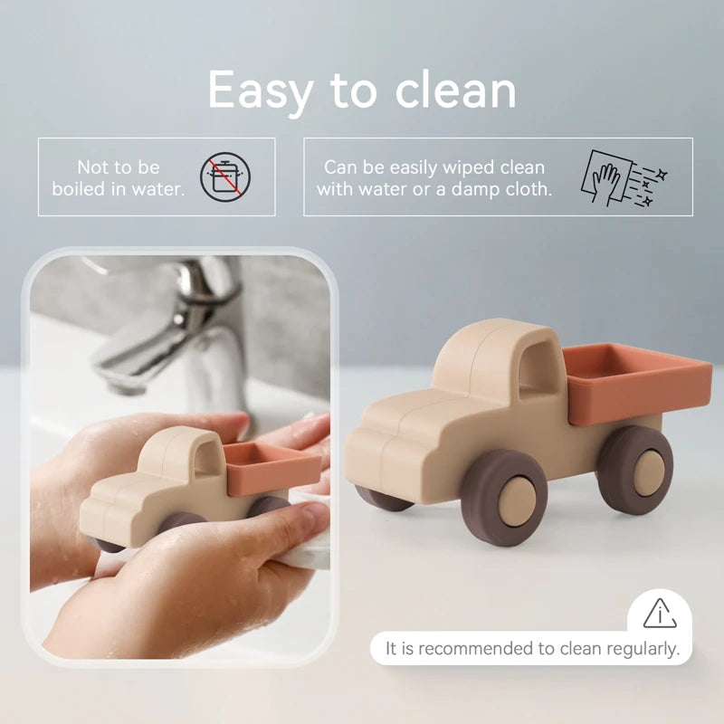 Baby Silicone Teether Cartoon Car