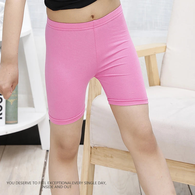 Summer Solid Color Kids Leggings