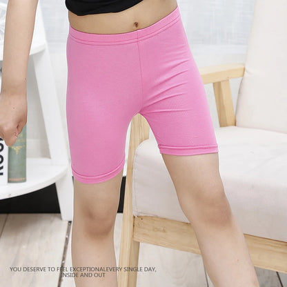 Summer Solid Color Kids Leggings