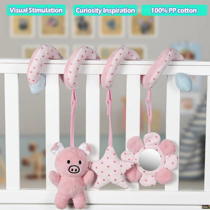 Sensory Baby Plush Rattle Toy