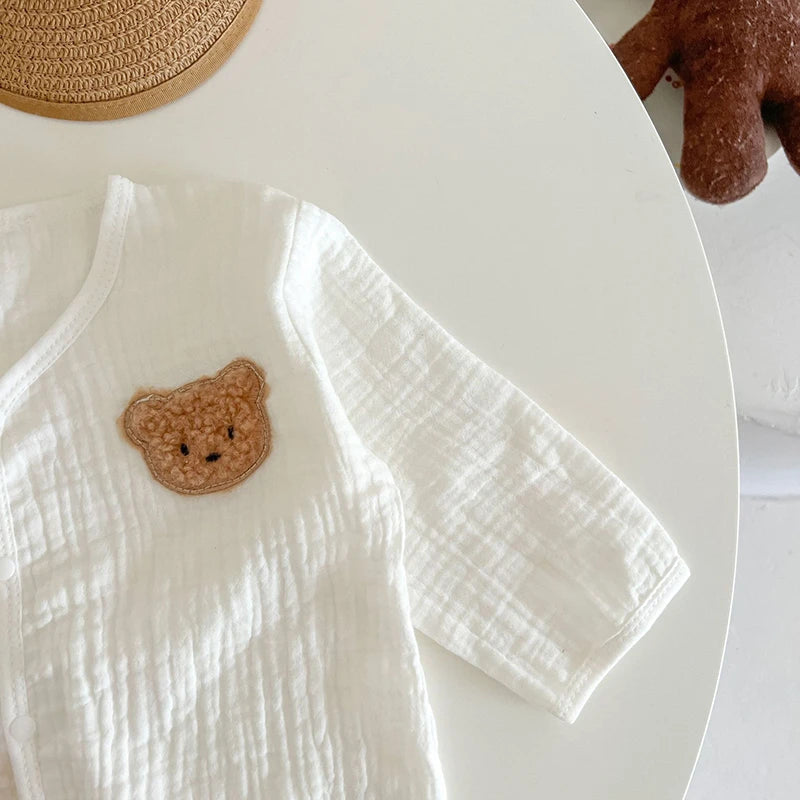 3Pcs Muslin Baby Jumpsuit