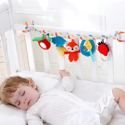 Sensory Baby Plush Rattle Toy