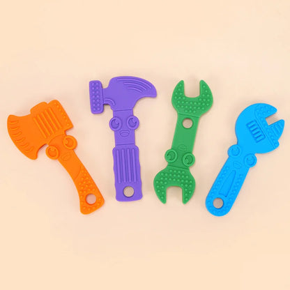 Silicone Teether Wrench Hammer Tools
