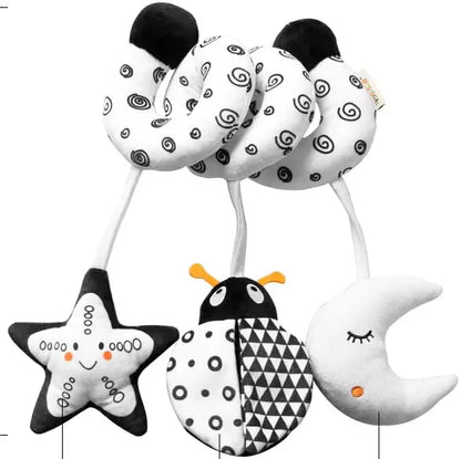 Sensory Baby Plush Rattle Toy