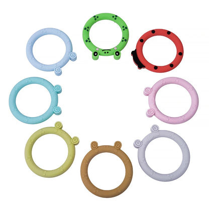 Cartoon Leaf Baby Silicone Teether