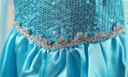 Girls Snow Queen Elsa Kids Costumes