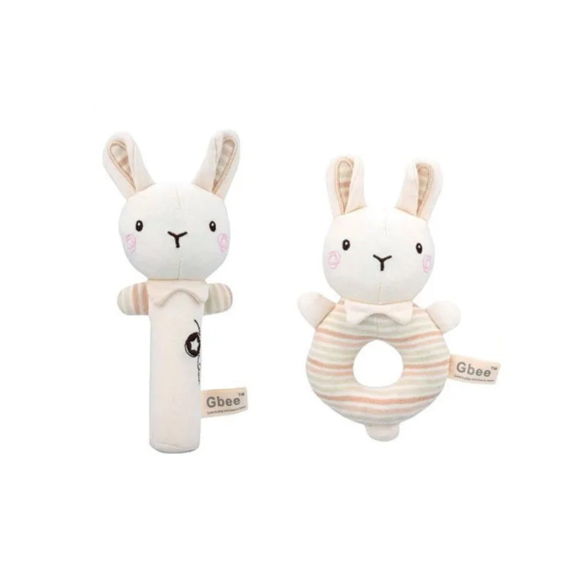 Organic Cotton Hand Rattle Baby Toy