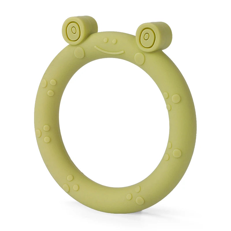 Cartoon Leaf Baby Silicone Teether
