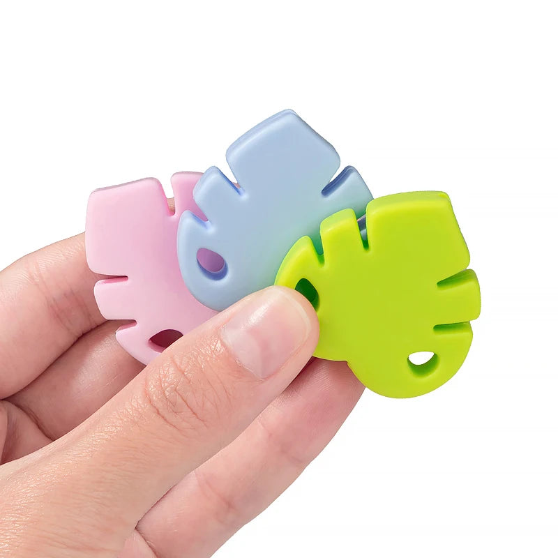 I Love Mom Dad Silicone Beads