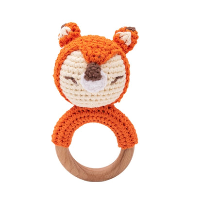 Crochet Animal Bear Rattle Toy