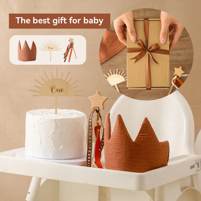 Baby Birthday Hat Set