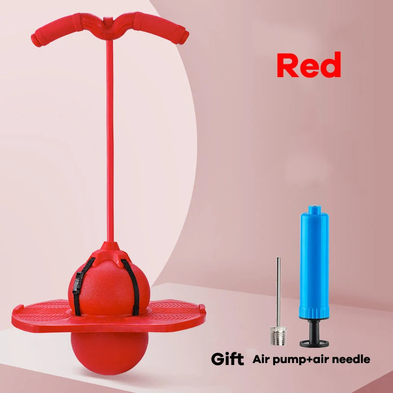 Bouncing Ball with Handle and Pump