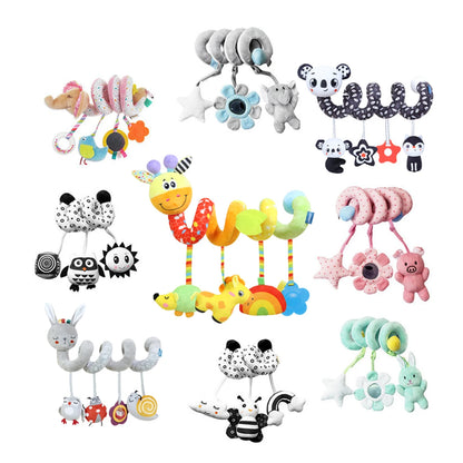 Sensory Baby Plush Rattle Toy