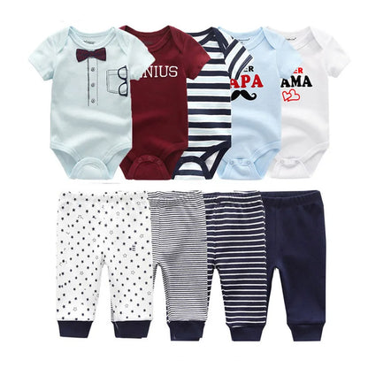 Unisex Newborn Bodysuits+Pants