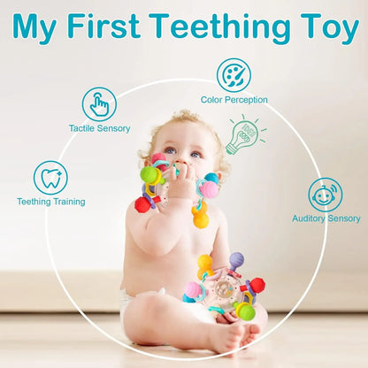 Silicone Baby Rattle Balls