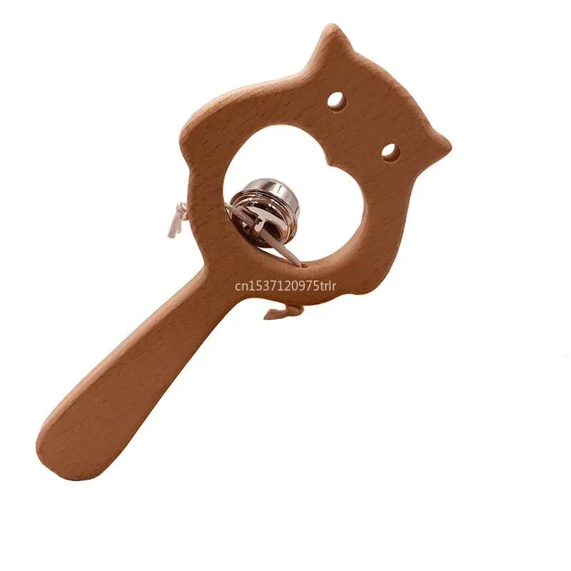 Wood Teether Rabbit Owl